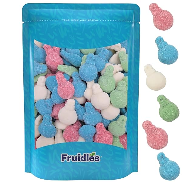 FRUIDLES GLITTER ORNAMENTS GUMMY CANDY, DELICIOUS GUMMIES, FUN...