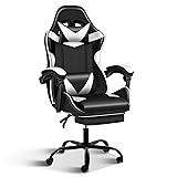 YSSOA Gaming Chair with Footrest, Big and Tall