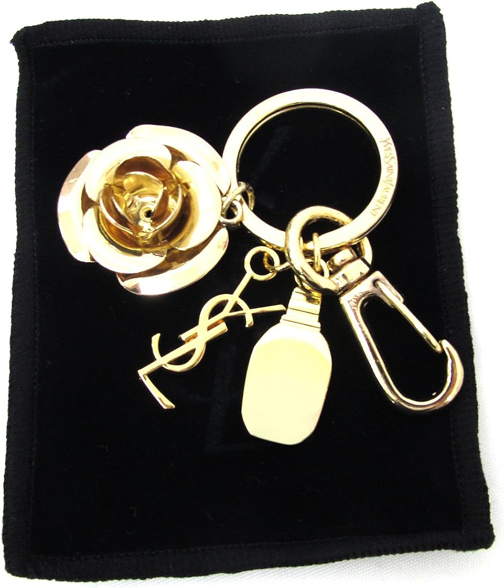 Amazon Yves Saint Laurent イヴサンローラン キーホルダー チャーム キーリング ロゴ ゴールド イブサンローラン Ysl 並行輸入品 Ami926 Yves Saint Laurent イヴサンローラン ポーチ