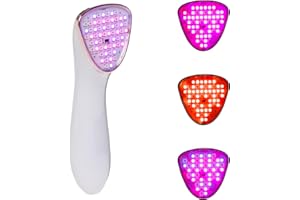 reVive Light Therapy Lux Collection Clinical Device for Aging and Acne, Red, Infrared & Blue Light Therapy Products for Wrinkles, Fine Lines, and Breakouts, Triangular Head, At-Home Acne Tools