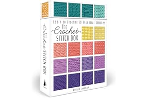 The Crochet Stitch Box: Learn to Crochet 50 Essential Stitches―Includes How-To Booklet and Card Deck!
