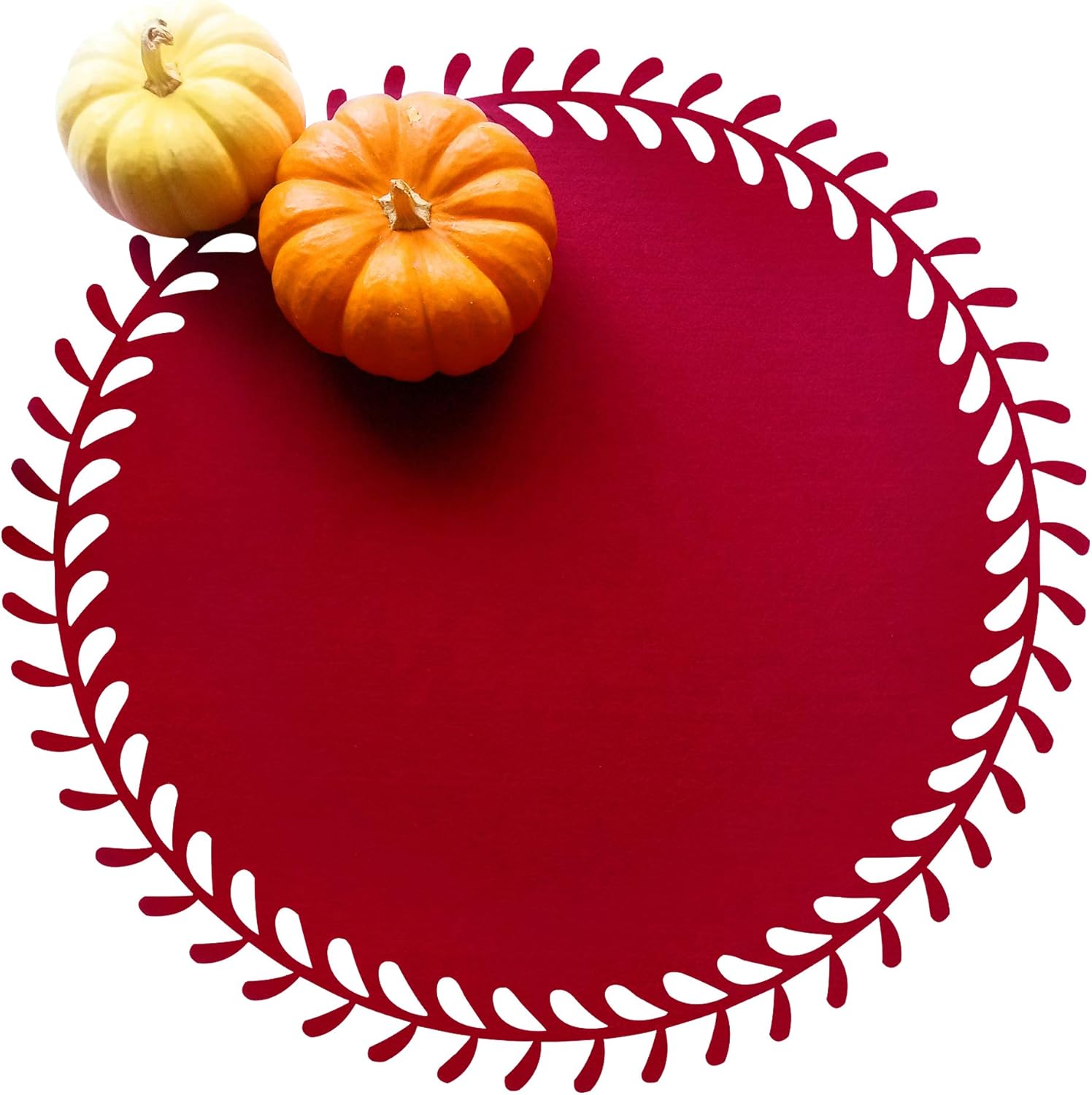 Best Placemats For Dining Table Round Red