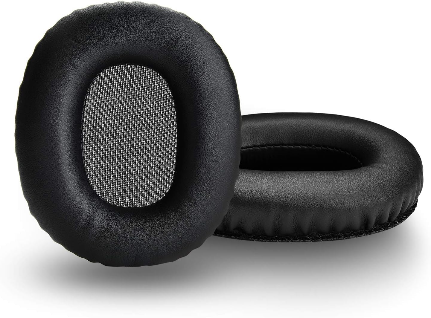 Yizhet Replacement Earpads Compatible with MARSHALL Monitor Headphones, 1 Pair Ear Pads for MARSHALL Monitor Replacement Ear Cushion Pads made of Protein Leather & Memory Foam (Black)