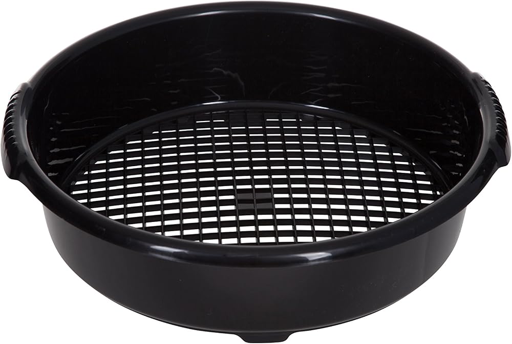 ACCURATE Large Plastic Round Garden Sieve Riddle Riddler 14 x 4 Inches
