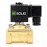 U.S. Solid 3/4" Brass Solenoid Valve - 110V AC