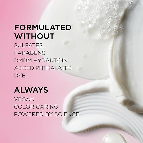 L’OREAL PARIS BONDING SHAMPOO FOR COLOR TREATED HAIR, STRENGTHENS AND REPAIRS WEAK HAIR BONDS, SULFATE FREE & VEGAN HAIR CARE, EVERPURE, 6.8 FL OZ