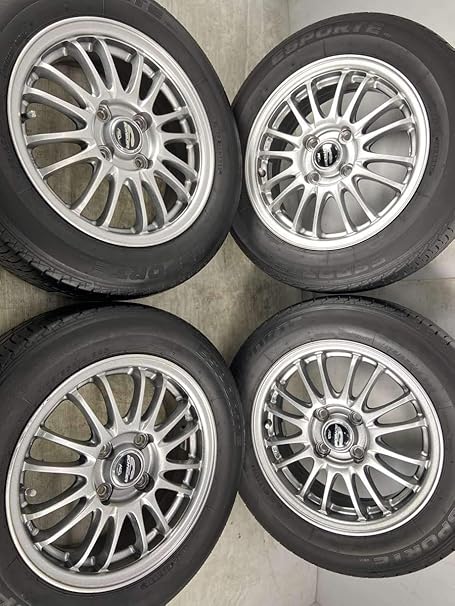 Amazon 中古タイヤ 4本セット オートバックス エスポルテ 175 65r14 A Tech シュナイダー 14x5 5 45 100 4穴 デミオに サマータイヤ S タイヤ ホイールセット 車 バイク