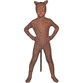 Seeksmile Child Kids Cheetah Leopard Tiger Animal Print Zentai Halloween Costume Bodysuit Jumpsuit Zebra Catsuit Onesie