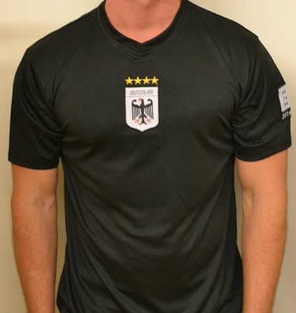 WM 2014 DEUTSCHLAND TRIKOT 4 STERNE SCHWARZ GROESSE XL