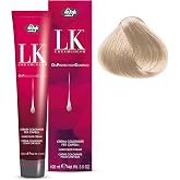 Lisap LK Oil Protection Complex Hair Color Cream, 100 ml./3.38 fl.oz. (11/02 - Extra Lightened Lightest Ash Blonde)