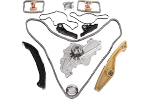 BENERAY Timing Chain Kit with Water Pump, For Ford Edge/Explorer/F-150/Flex/Police Interceptor Sedan Utility/Taurus/Transit-150 2011-2019 3.5L 3.7L V6 3496cc 3726cc #OE BL3Z-6268-A AT4Z-6268-A