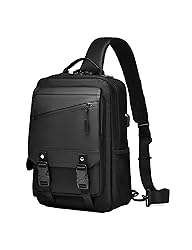 BASICPOWER Laptop Sling Bag for Men Women, Sling