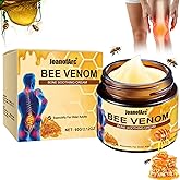 Bee Venom Joint Cream, Natural Bee Venom Skin Cream, Bee Venom Advanced Joint & Bone Cream, Suitable for Everyday Back, Waist, Neck, Hands, Knees, Light Non-Sticky for Men Women Aldult - 2.11 Oz/60g