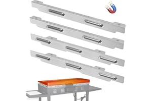 MEWEBLUE Upgraded Stainless Wind Guards for Blackstone 36” Griddle, Blackstone Griddle Accessories Heat Hold Gas Saving, 5015 Magnetic Stainless Steel Wind Screen Fit for Rear Grease Cup, Hood and Side Shelf