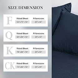 100% Pure French Linen Fitted Sheet Set 1 Fitted