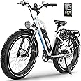MULTIJOY Electric Bike for Adults,Upgraded 48V 20Ah Removable Battery,Peak 1000W Powerful Motor,70Mi Long Range,26"x4" Fat Tire,UL Certified 7-Speed