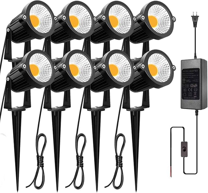 Amazon.com : ZUCKEO 5W LED Landscape Lights with Transformer 12V 24V