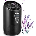 Slevoo Air Purifiers for Bedroom Pets in Home, 2024 New Upgrade H13 True HEPA Air Purifier with Fragrance Sponge, Effectively Clean of Dust, Pets Dander, Smoke, Pollen, Odors, Black
