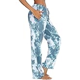 ENJOYNIGHT Women Cotton Lounge Pants Comfy Pajama Bottoms With Pockets | Comfortable Soft Fabric, Drawstring Elastic Waistband, Cute Printed Pants