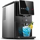 Silonn Nugget Ice Maker Countertop, Auto Drop Ice, 40 lbs/24H | Ice in 8 mins, Self Dispensing, Self Cleaning Ice Machine, Slim 6.69 in Width, Soft Nugget Ice, for Home Kitchen