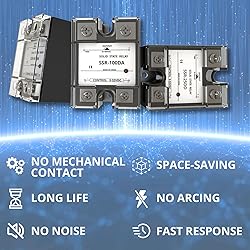 MAKERELE Solid State Relay Module SSR,Single Phase