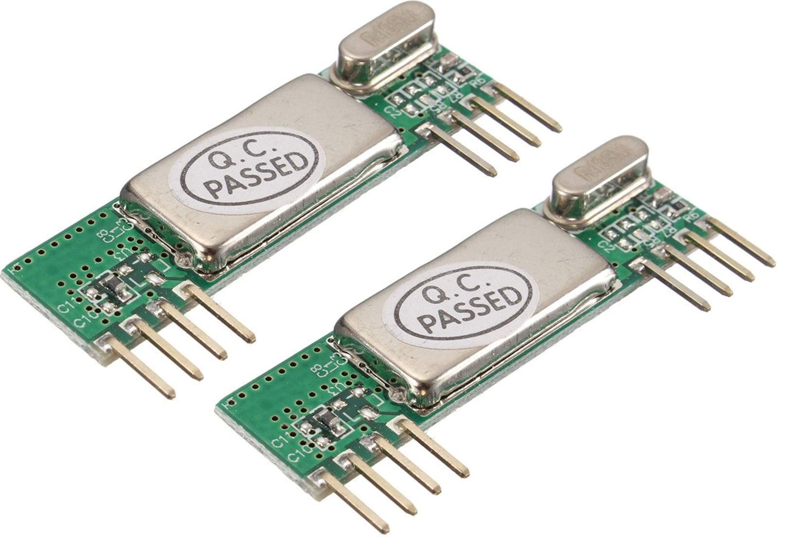 TECNOIOT 2pcs RXB6 433MHz Superheterodyne Wireless Receiver Module