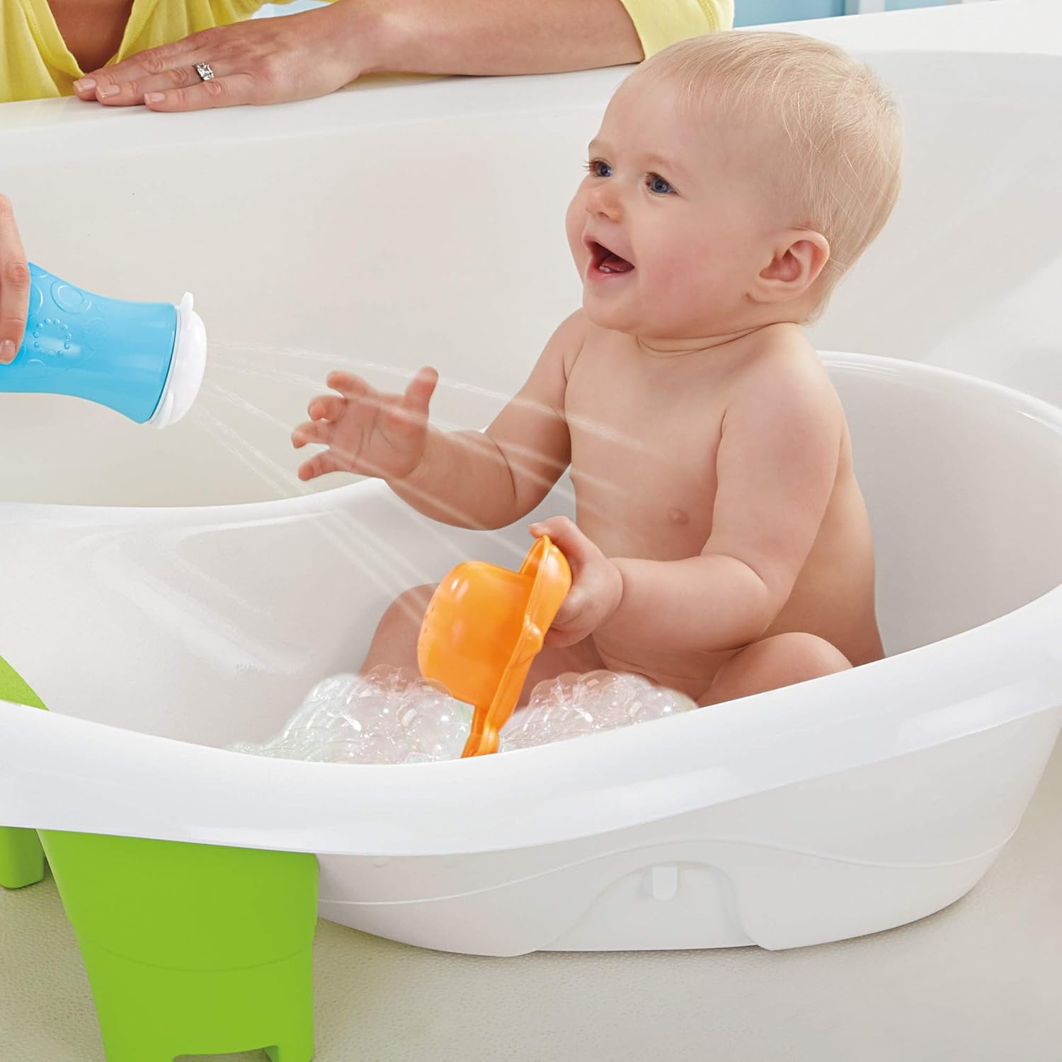 Fisher-Price 4-in-1 Sling 'n Seat Tub, Multicolor : Baby