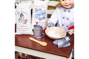 The Queen's Treasures 18 Inch Doll Baking Accessories, 7 Piece Vintage Kitchen Baking Tool Set and Food, Compatible with American Girl DollFurniture