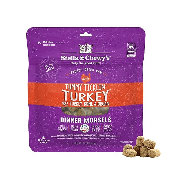 STELLA & CHEWY’S FREEZE-DRIED RAW CAT DINNER MORSELS...