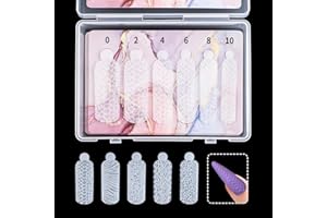 NMKL38 60Pcs Dual Forms Nails Touch Crystals Silicone Molds Forms for Creating Relief Design on Nails Reusable Silicone Forms Universal
