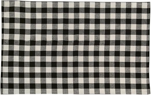 Amazon Com Black Amp White Checkered Cotton Kitchen Towels 2