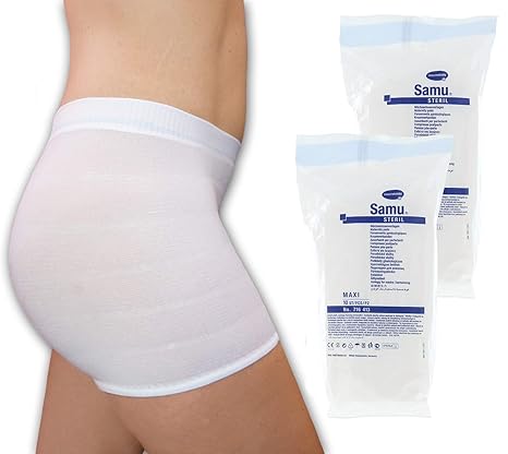 Premium-Kombi-Pack: 2x10Stk. SAMU Steril Maxi (12x33cm) Wochenbett Einlagen große Wochenfluß Damen Binden PLUS 4Stk. Wöchneri