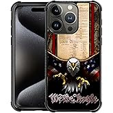 DJSOK Compatible with iPhone 16 Pro Max Case,Design Pattern Back Bumper Anti Scratch Reinforced Corners Soft TPU Caver,Cases for Men Women-Classic American Old Flag We The People Eagle