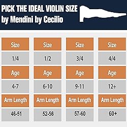 Mendini By Cecilio Violin 4/4 Full Size For