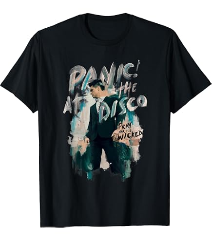 Amazon.com: Panic! at The Disco - Lightning T-Shirt Small