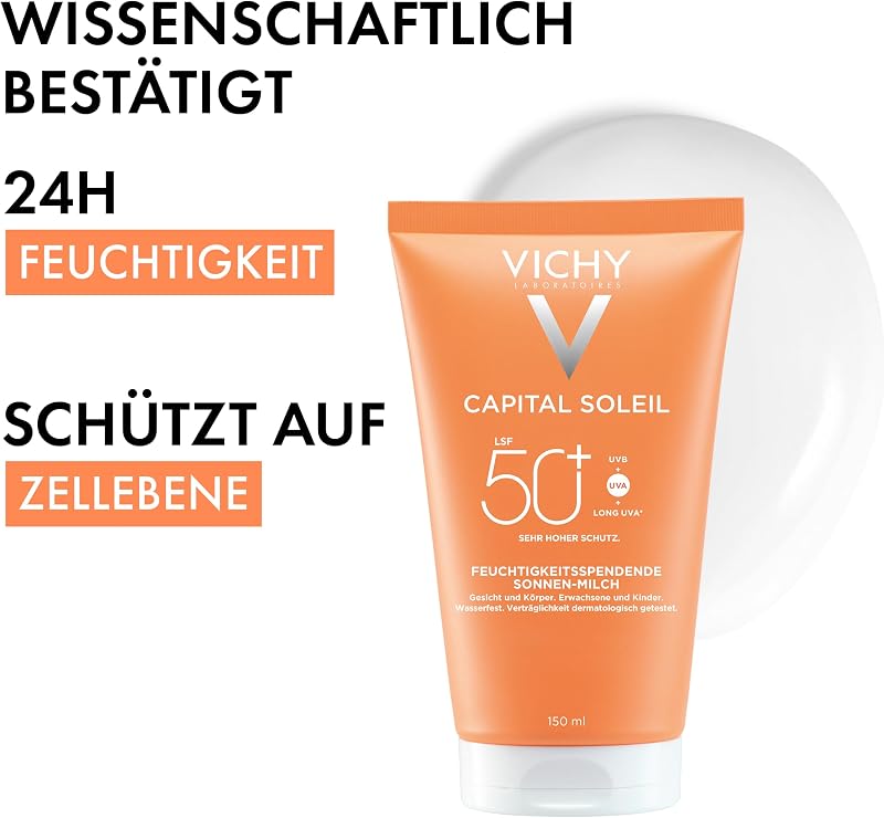 Capital Soleil Sonnenschutz-Milch, Gesicht & Körper, LSF 50+