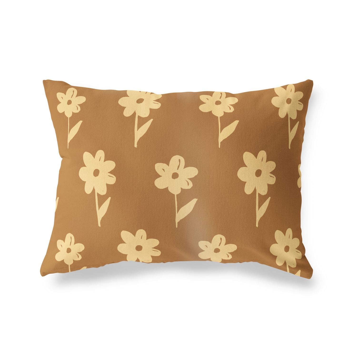 BonaMaison Decorative Cushion Cover, Brown Tones Throw Pillow Covers, Home Decorative Pillowcases for Livingroom, Sofa, Bedroom, Size: 45X60 Cm - Designed and Manufactured in Turkey