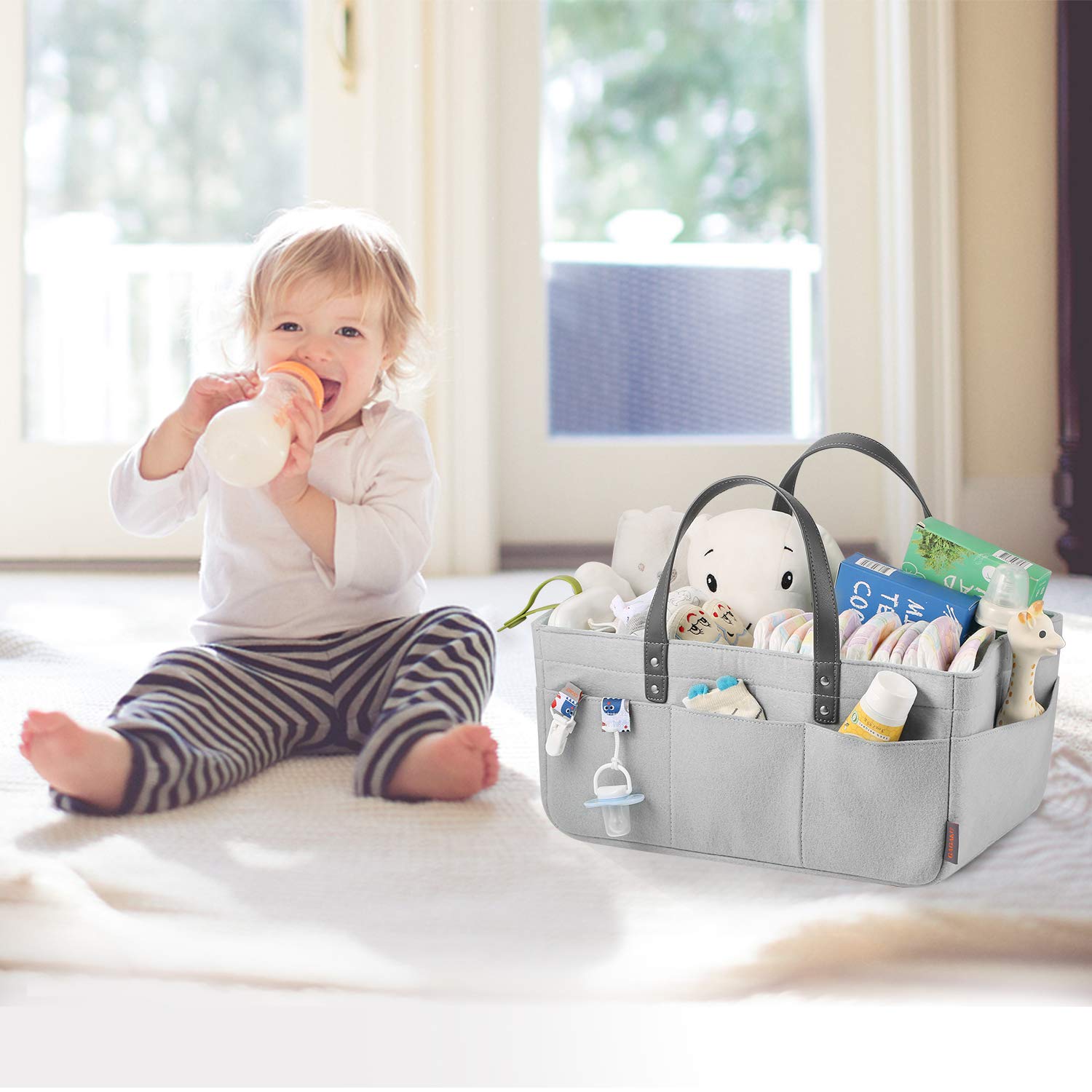 portable nappy caddy