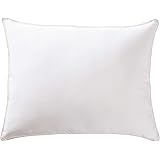 Amazon Basics Deluxe Down-Alternative Pillow with Cotton Shell - Medium Density, King
