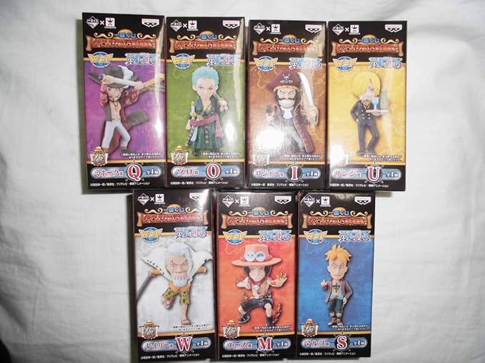 Amazon 一番くじ ワンピース アニメ15周年感謝祭 ワールドコレクタブル フィギュア 7種セット 303 フィギュア ドール 通販