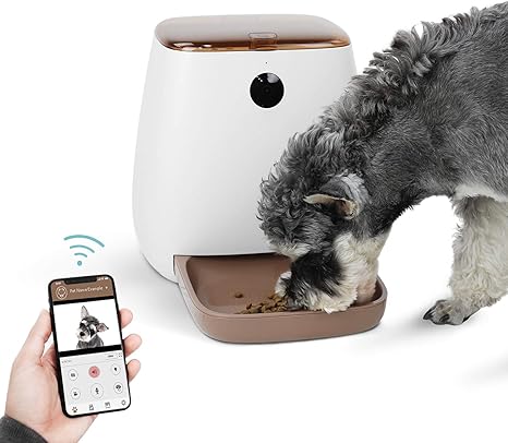 Pawz Road Distributeur De Nourriture Automatique Intelligent Pour Chien Chat Avec Camera Hd 1080p Et Interphone En Temps Reel Programmable Dans App Distributeur Croquettes De Grande Capacite 3 3 L Amazon Fr Animalerie