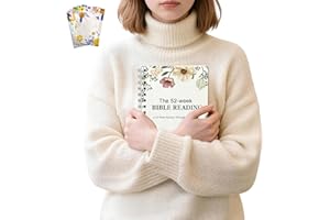 Bible Study Guide, The Bible in a Year a 52-Week Study, Bible Study Journal The Bible in a Year Bible Study Guide for Women C