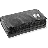M MCGUIRE GEAR Heavy Duty Wool Blanket, Survival, Emergency, and First Aid Use – Mil-Spec, Fire Retardant, Durable Outdoor Wool Blankets for Camping. - Grey, (64 x 90 inches)