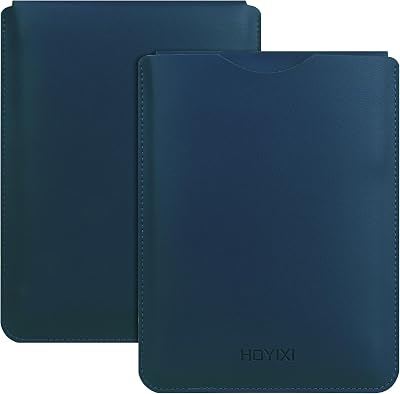 HoYiXi 6.8/7 Inch Ereader Sleeve Case Blue for Paperwhite 2021-2024 & Kobo
