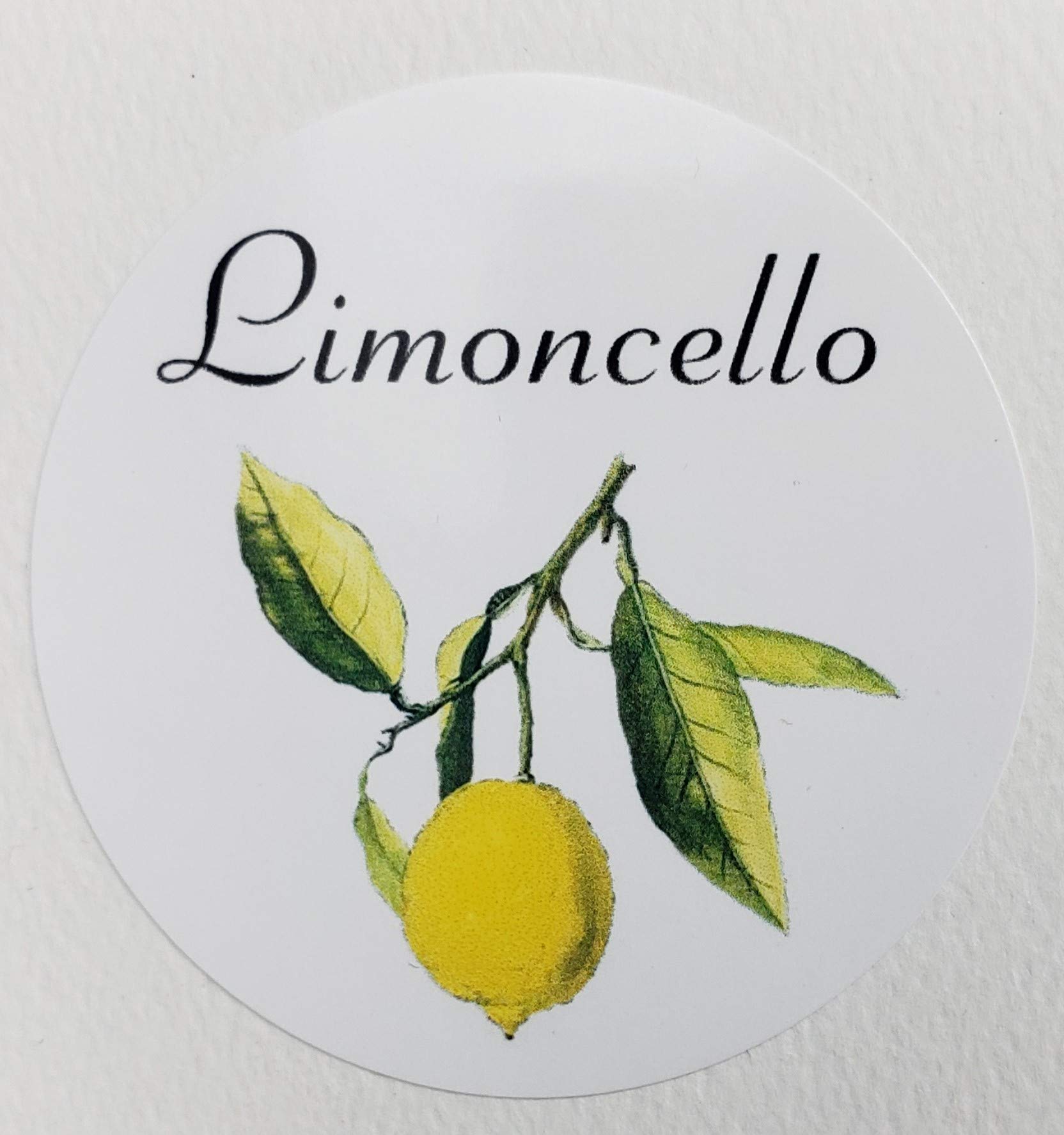 Limoncello Labels - Euro Design. 2" Round - 12 / Package