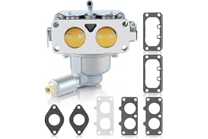 AUTOKAY Carb Carburetor Fits for John Deere D125 D130 D140 D150 D170 LA135 LA145 LA155 LA165 Tractor with Gasket