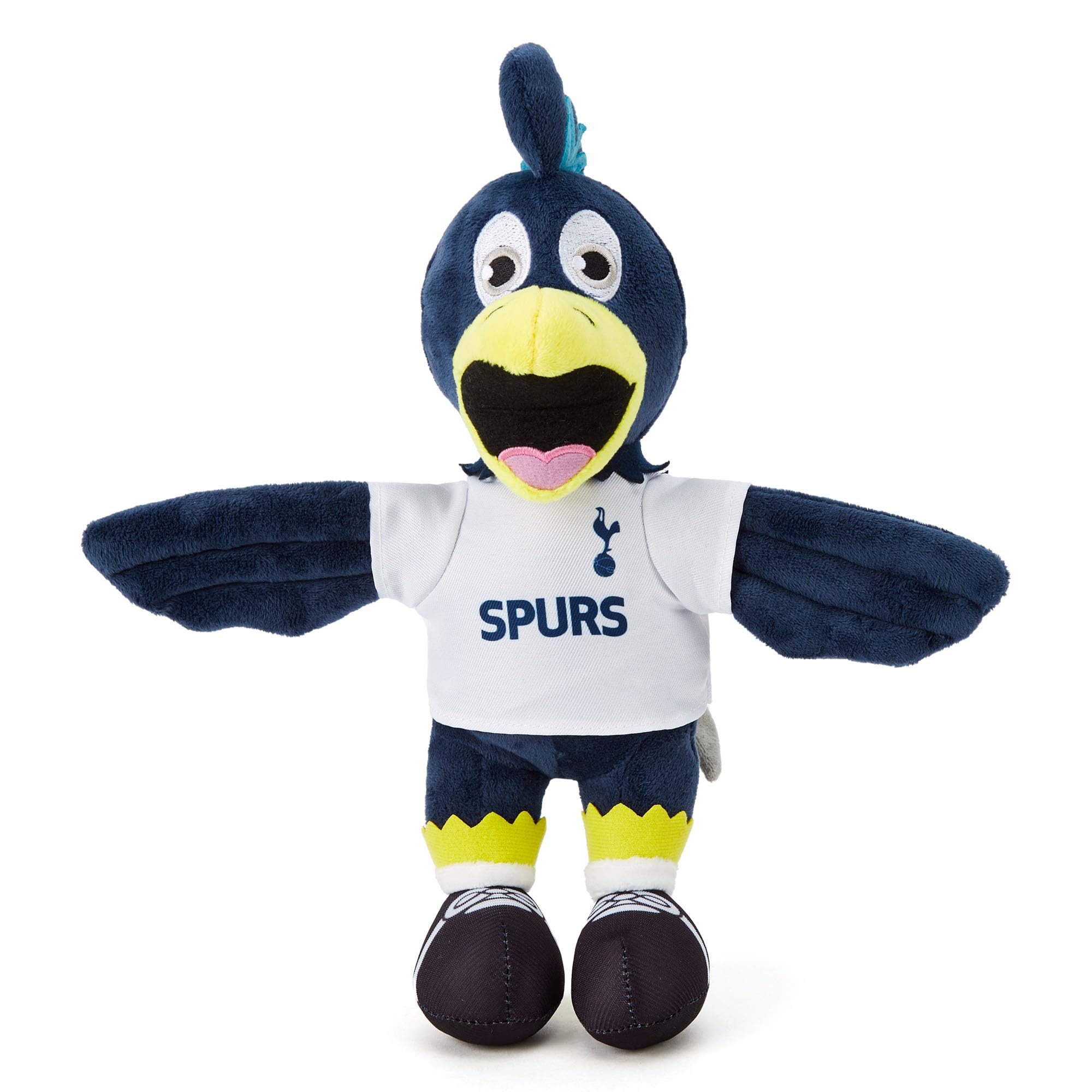 The Gift Scholars Tottenham Hotspur FC's Chirpy Mascot - Eco-Friendly 30 cm Plush Toy | Officially Licensed Football Collectible for All Ages, Navy and White