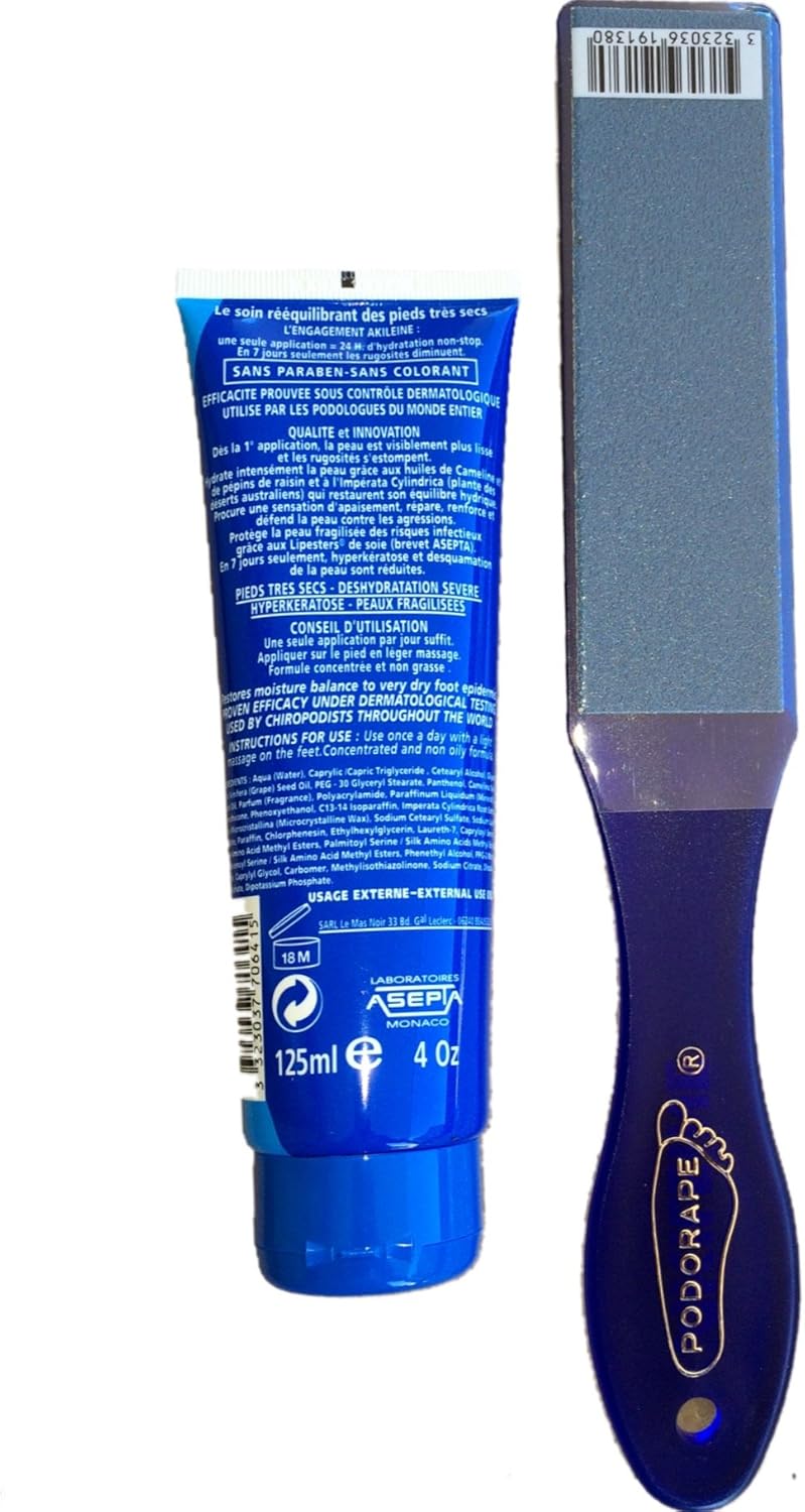 Akileïne Kit Pieds Secs Podorape Akileïne Baume Hydra Défense 125 Ml