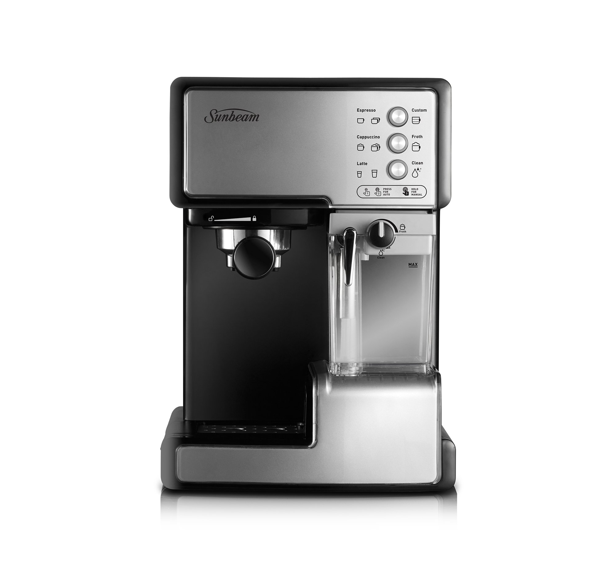 Mr. Coffee Cafe Barista Espresso and Cappuccino Maker, Silver