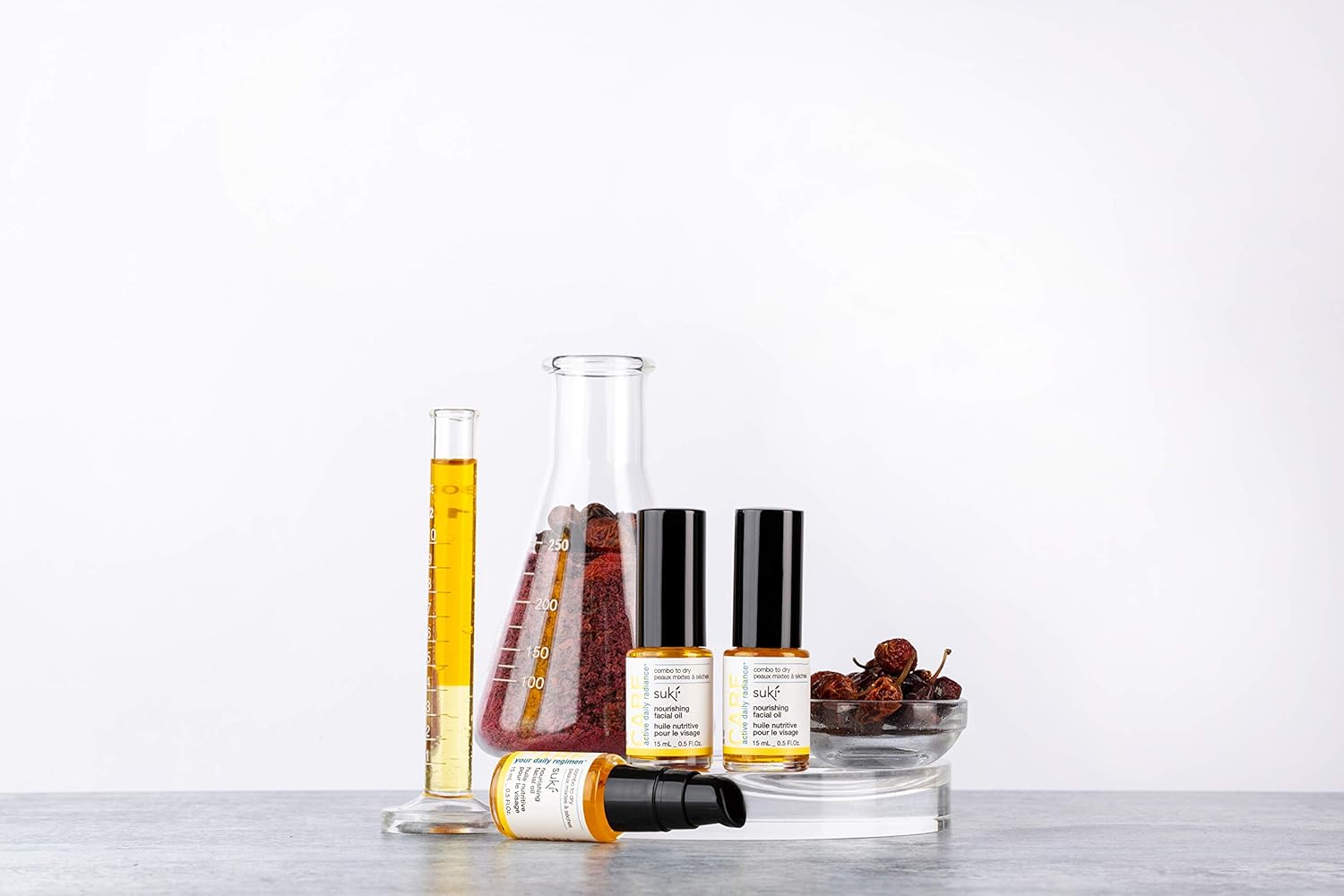 Suki Skincare Nourishing Facial Oil - With Sunflower, Safflower, & Grape Seed Oils - Deeply Hydrates & Nourishes Dry Skin In Need - 15 ml: Health & Personal Care